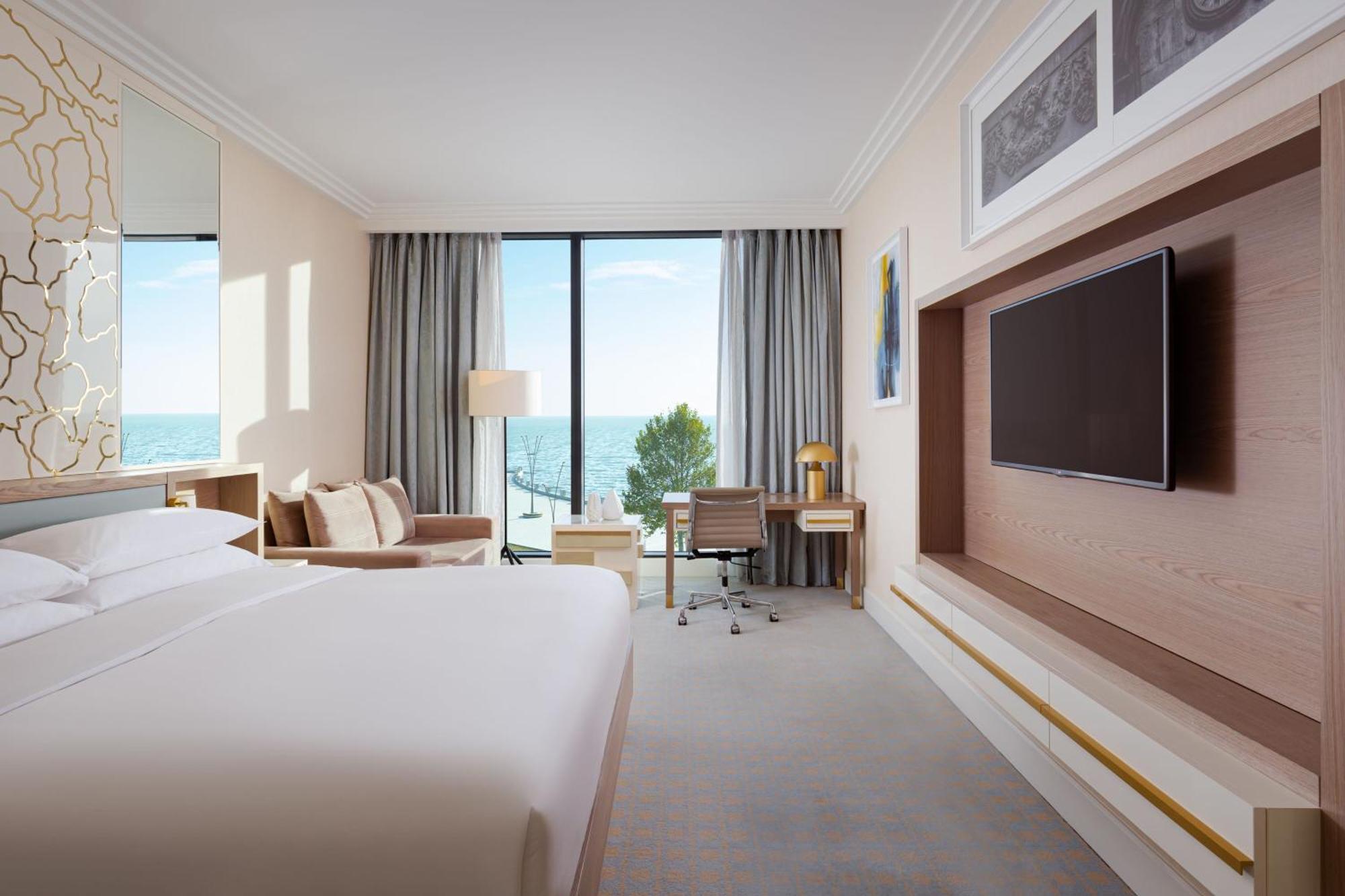 บาคู แมริออท โฮเทล บูเลอวาร์ด Hotel บากู ภายนอก รูปภาพ Deluxe Ocean View Room