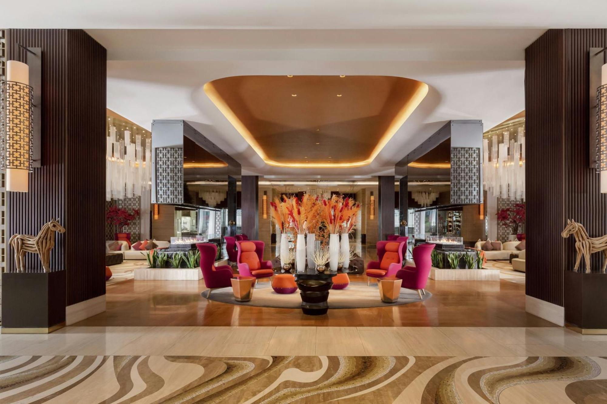 บาคู แมริออท โฮเทล บูเลอวาร์ด Hotel บากู ภายนอก รูปภาพ The lobby of the hotel