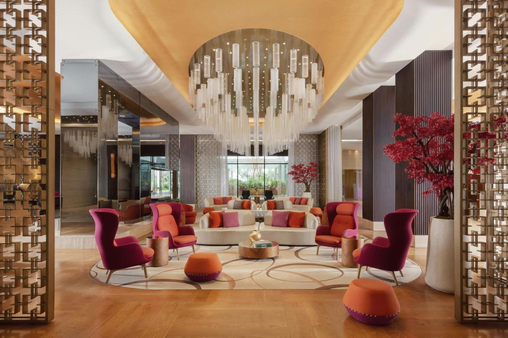 บาคู แมริออท โฮเทล บูเลอวาร์ด Hotel บากู ภายนอก รูปภาพ The lobby of the hotel